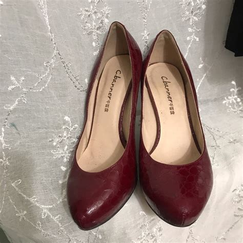 burgundy colored shoes for women.